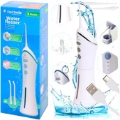 Irygatory do zębów - Irygator Bezprzewodowy Do Zębów Jamy Ustnej 3 Tryby Pulsacja 2 Końcówki Usb - miniaturka - grafika 1