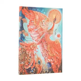 Paperblanks Kalendarz książkowy mini 25/26 18M Firebird - Kalendarze - miniaturka - grafika 1