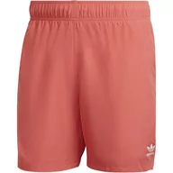 Kąpielówki męskie - Kąpielówki męskie adidas ESSENTIALS SS czerwone HE9423-XS - miniaturka - grafika 1