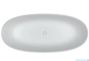 Riho LIMITED Oval wanna wolnostojąca BIAŁY MAT 175x80cm B152001105 - Wanny z hydromasażem - miniaturka - grafika 3
