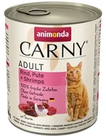 Mokra karma dla kotów - Animonda Cat Carny Adult smak wołowina indyk i krewetki 800g AAk 83735/K - miniaturka - grafika 1