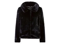 Kurtki damskie - esmara® Bluza pluszowa damska (Czarny, XS (32/34)) - miniaturka - grafika 1