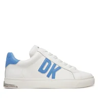 Sneakersy damskie - Sneakersy DKNY Abeni Lace Up Sneaker K1300916 Biały - miniaturka - grafika 1