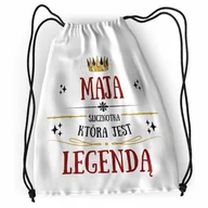 Plecaki worki - Plecak Dla Mai Sportowy Szkolny Worek Torba z Nadrukiem ze Zdjęciem - miniaturka - grafika 1