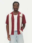 Koszule męskie - Element Koszula Bowling ELYWT00170 Bordowy Regular Fit - miniaturka - grafika 1