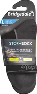 Skarpety termoaktywne - Bridgedale Skarpety Bridgedale StormSock Lt Ankle - black/grey 36 - 39 - miniaturka - grafika 1