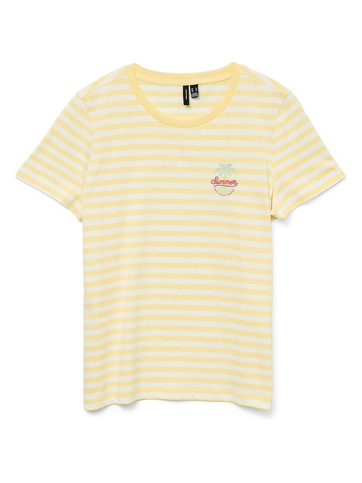Vero Moda Koszulka w kolorze żółtym