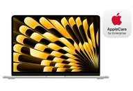 Laptopy - Apple Macbook Air - M4 10/10 13,6'' 16GB 512GB Mac OS Księżycowa Poświata 36mies. AppleCare MW103ZE/A+SFGD20ZM/A - miniaturka - grafika 1