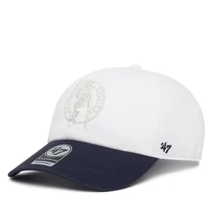 Czapka z daszkiem 47 Brand NBA Boston Celtics '47 x Tommy Hilfiger Courtside '47 Clean Up THCCU172GWL Biały - Czapki męskie - miniaturka - grafika 1