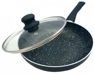 Patelnie - Patelnia Ze Szklaną Przykrywką Na Każdy Typ Kuchenki 24Cm G4-G83 - miniaturka - grafika 1