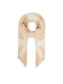 Apaszki i szaliki damskie - Guess Chusta AW5418 POL03 Beżowy - miniaturka - grafika 1