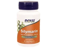 Suplementy naturalne - SILYMARIN 150mg NOW Foods 60 kapsułek - miniaturka - grafika 1