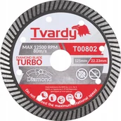 Tarcze do pił - Tvardy Tarcza diamentowa Turbo 125x10x22.23mm 100 - miniaturka - grafika 1