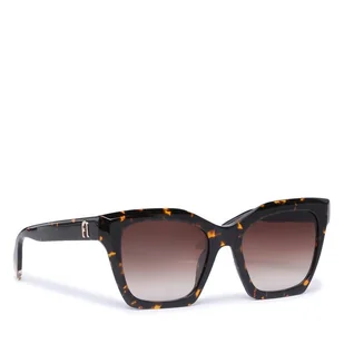 Okulary przeciwsłoneczne Furla Sunglasses SFU621 WD00055-A.0116-AN000-1-060-20-CN-D Brązowy - Okulary przeciwsłoneczne - miniaturka - grafika 1