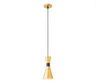 Lampy sufitowe - Redo 01-2710 - Żyrandol na lince KILT 1xE27/42W/230V złoty - miniaturka - grafika 1