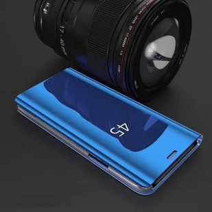 Clear View Case futerał etui z klapką Huawei Y7 2019 / Y7 Prime 2019 niebieski - Etui i futerały do telefonów - miniaturka - grafika 7