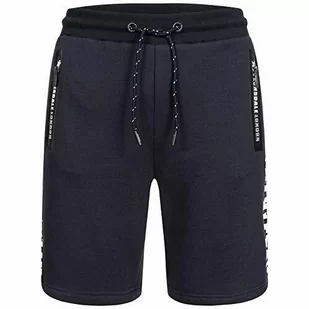 Lonsdale Lonsdale Adbaston męskie spodnie rekreacyjne niebieski granatowy M 117087 - Spodenki męskie - miniaturka - grafika 1