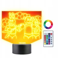 Lampy stojące - Lampka Nocna 3D LED FIVE NIGHT'S AT FREDDY'S - miniaturka - grafika 1