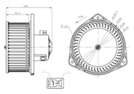 Dmuchawy - DMUCHAWA NRF 34303 27220VB001 NISSAN - miniaturka - grafika 1