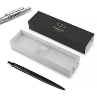 Zestawy piśmiennicze - Długopis Parker Jotter Monochrome XL Czarny BT z grawerem - miniaturka - grafika 1