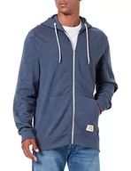 Bluzy męskie - Blend Męska bluza z kapturem, Niebieski (Ensign Blue 74260), S - miniaturka - grafika 1
