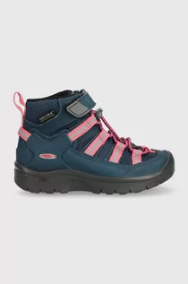 Buty dla dziewczynek - Keen buty dziecięce Hikeport 2 Sport Mid WP kolor niebieski - grafika 1
