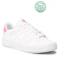 Buty sportowe damskie - Adidas Buty Court Tourino J H00765 Ftwwht/Ftwwht/Hazros - miniaturka - grafika 1