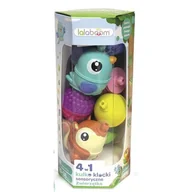 Klocki - Klocki sensoryczne TREFL Lalaboom Zwierzątka 61681 - miniaturka - grafika 1