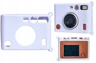 Torby fotograficzne i futerały - Futerał Etui Pokrowiec Case Silikon Fuji Fujifilm Instax Mini Evo / Fioletowy - miniaturka - grafika 1
