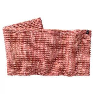 Szalik Jack Wolfskin SNOW FLURRY LOOP Coral Red - Apaszki i szaliki damskie - miniaturka - grafika 1