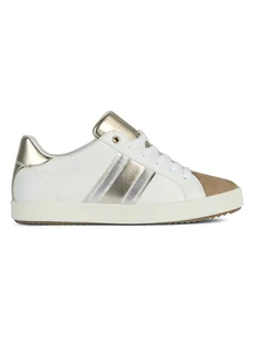 Geox Sneakersy "Blomiee" w kolorze biało-beżowym - Trampki damskie - miniaturka - grafika 1