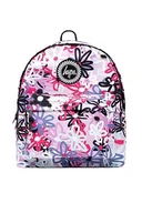 Plecaki - hype Szkoła dzień biuro podróż casual unisex dzieci chłopcy dziewczęta nastolatki mężczyźni kobiety plecaki, Fioletowy/wiele graffiti kwiaty, Jeden rozmiar, Casual - miniaturka - grafika 1