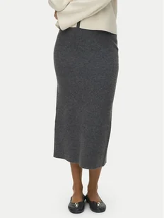Vero Moda Spódnica ołówkowa Brisa 10334684 Szary Slim Fit - Spódnice - miniaturka - grafika 1