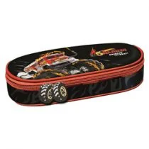 St. Majewski Piórnik saszetka usztywniona z wewnętrzną klapką Hot Wheels - Piórniki - miniaturka - grafika 1
