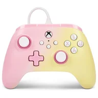 Kontrolery gier na PC - Kontroler POWERA Advantage Różowo-żółty - miniaturka - grafika 1