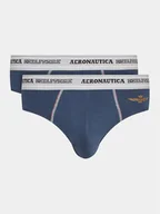 Majtki męskie - Aeronautica Militare Komplet 2 par slipów AM1USL002 Granatowy - miniaturka - grafika 1