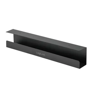 LogiLink KAB0070 organizator na kable Biurko Korytko kablowe Czarny 1 szt. - Maskownice do kabli - miniaturka - grafika 1