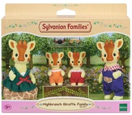 Figurki dla dzieci - Sylvanian Families 5639 Rodzina żyraf - dla lalek zestaw do zabawy 5639 - miniaturka - grafika 1