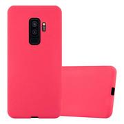 Etui i futerały do telefonów - Etui Pokrowiec Do Samsung Galaxy S9 PLUS Obudowa w FROST CZERWONY TPU Silikon Case Cover Ochronny Plecki Cadorabo - miniaturka - grafika 1