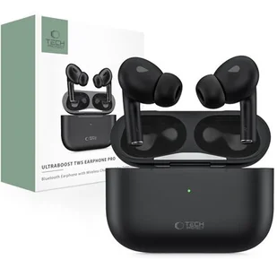 TECH-PROTECT UltraBoost TWS EearPhone Pro Czarny - Słuchawki - miniaturka - grafika 1