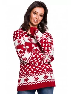 Swetry damskie - Sweter z motywem świątecznym - model 1 - grafika 1