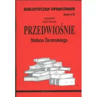 Pomoce naukowe - Przedwiośnie. Biblioteczka opracowań. Zeszyt nr 23 - miniaturka - grafika 1