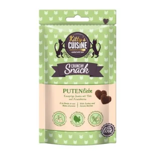 Kitty's Cuisine Crunchy Snack with Love 50 g Putenliebe, z indykiem i jagodami aronii - Przysmaki dla psów Kitty's Cuisine Crunchy Snack with Love 50 g Putenliebe, z indykiem i jagodami aronii - Przysmaki dla psów - miniaturka - grafika 1