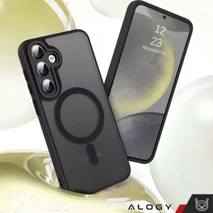 Etui do Samsung Galaxy S24 obudowa Mag Safe Case pokrowiec plecki na telefon MagMat matowe czarne + Szkło - Etui i futerały do telefonów - miniaturka - grafika 2