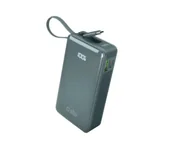 Powerbanki - SBS TTBB10000LCDTCPD20A 10000mAh PD 20W Wbudowany kabel USB-C Cyjan - miniaturka - grafika 1