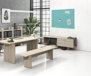 Panel akustyczny ścienny 120 x 80 cm, Jasnoniebieski - Inne meble biurowe - miniaturka - grafika 4