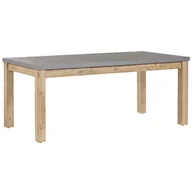 Stoły ogrodowe - Shumee Stół ogrodowy imitacja betonu 180 x 90 cm szary OSTUNI 262943 - miniaturka - grafika 1