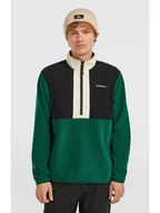 Odzież trekkingowa męska - O'Neill Bluza polarowa w kolorze zielono-czarno-beżowym - miniaturka - grafika 1