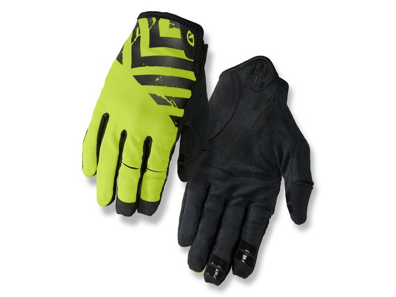 Giro, Rękawiczki kolarskie męskie, Dnd black lime, limonkowy, rozmiar XXL