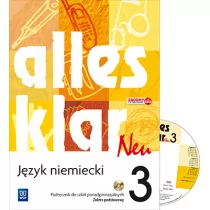 Alles klar Neu 3 Podręcznik Zakres podstawowy. Klasa 1-3 Szkoły ponadgimnazjalne Język niemiecki - Krystyna Łuniewska, Zofia Wąsik - Podręczniki dla szkół podstawowych - miniaturka - grafika 1